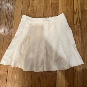 Aritzia (Sunday Best) high waisted white tennis skirt